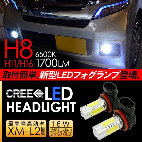 N-BOX NBOX カスタム LED フォグランプ H8/H11/H16 LEDフォグバルブ