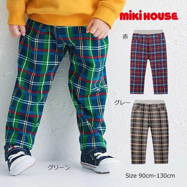 MIKI HOUSE（ミキハウス） ○取り寄せ商品○ チェック パンツ 長ズボン