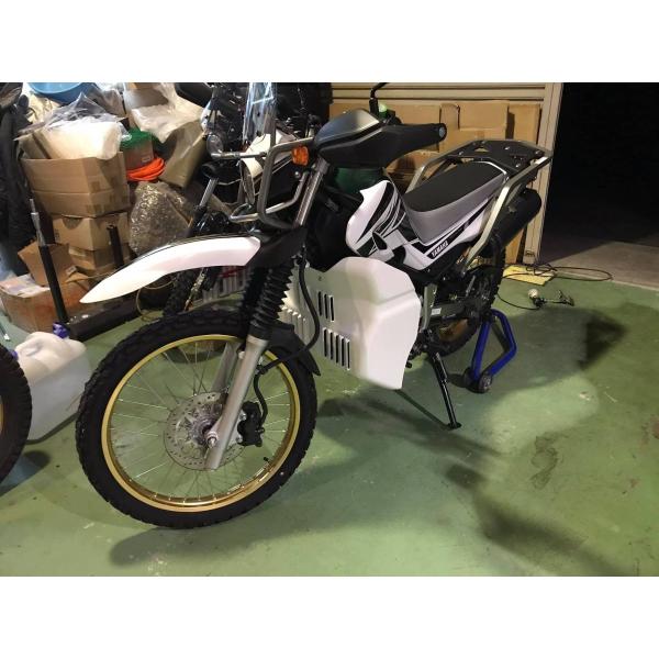 レッグシールド FRP/ゲルコート仕上げ for セロー(DG32J-250cc) : ARK