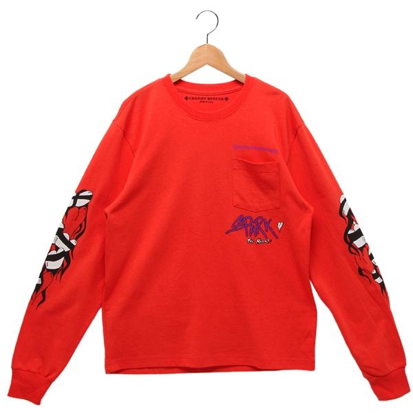 CHROME HEARTS（クロムハーツ） Tシャツ カットソー ロンT メンズ RED