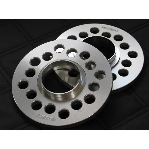 4穴 PCD98/100/108/114.3マルチ 10mm厚鍛造スペーサー 社外ホイール用