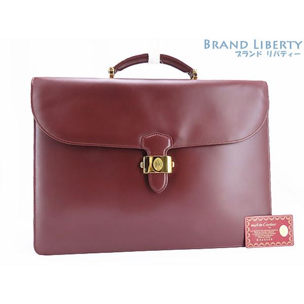 Cartier（カルティエ） 超美品 マストライン ブリーフケース ビジネス