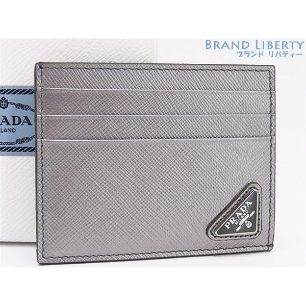 PRADA（プラダ） 未使用 サフィアーノ トライアングル カードホルダー