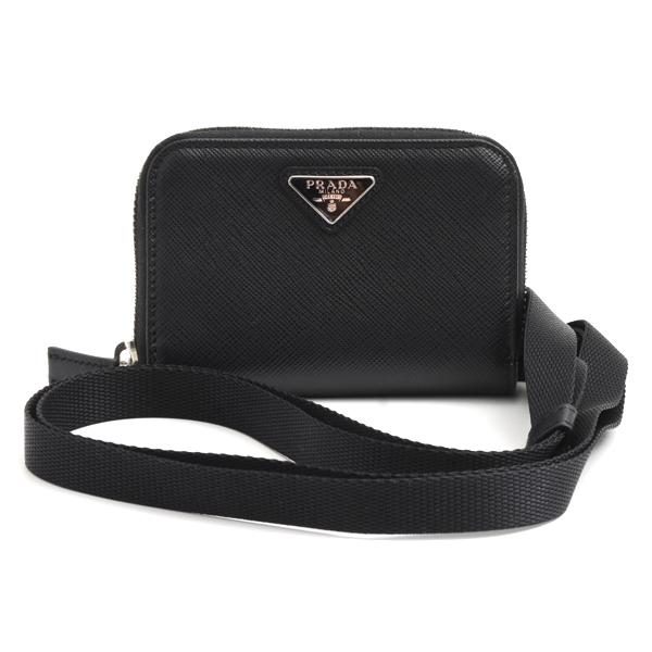 PRADA（プラダ） ユニセックス カードケース ストラップ付 コイン