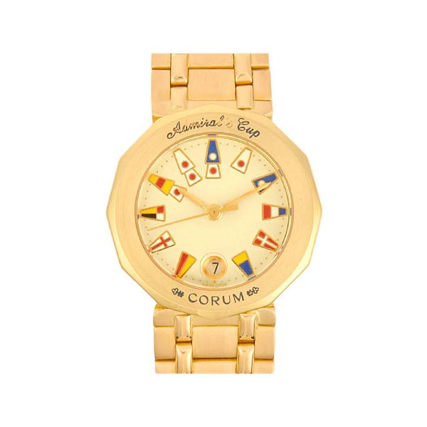 CORUM（コルム） アドミラルズカップ 金無垢 K18YG レディース