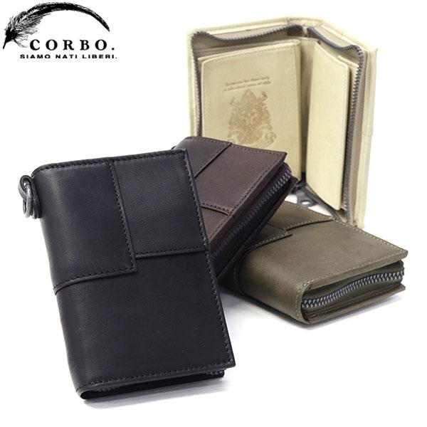 CORBO（コルボ） 最大41%☆3/5限定 財布 メンズ レディース 二つ折り