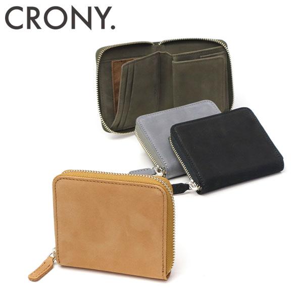 CRONY. 最大51%☆3/8限定 クルニー 二つ折り財布 メンズ レディース 本