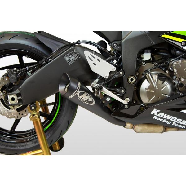 M4 Exhaust ZX-6R 2009-2026 スリップオン GP19 ブラック KA6922-GP19