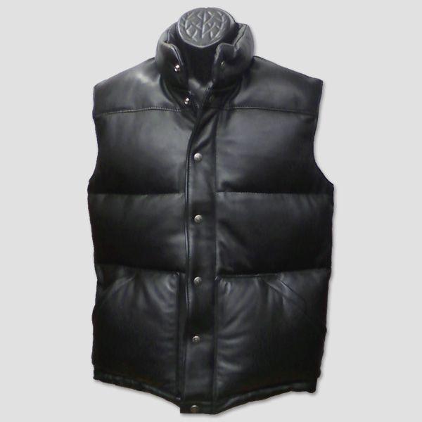 Schott N.Y.C（ショット） Schott ラムレザー・ダウンベスト 