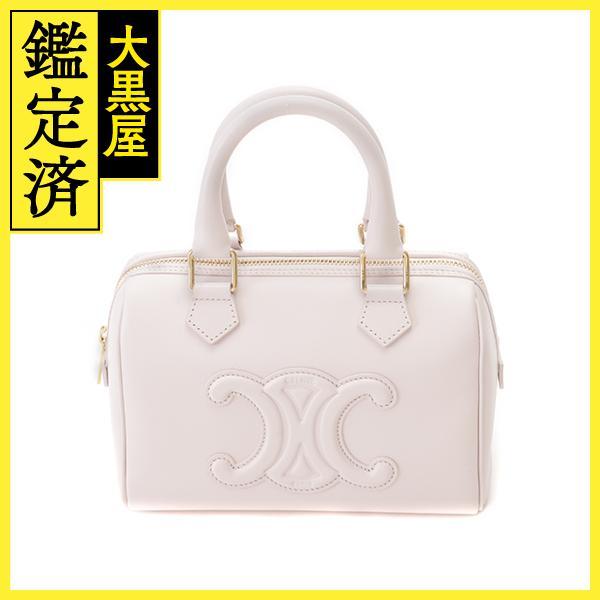 CELINE（セリーヌ） トリオンフ スモールボストンバッグ ウスイピンク