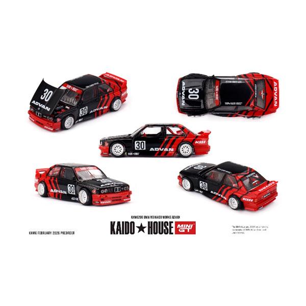 MINI-GT 1/64 BMW M3 Kaido Works ADVAN (左ハンドル) ミニカー