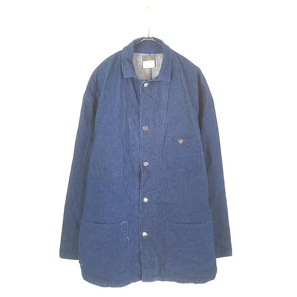 古着 90s Canada製 J.P.Hammill & Son 濃紺 ブルー デニム ワーク