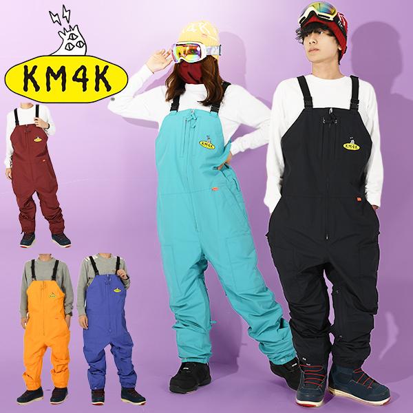 30%off スノーボードウェア KM4K カモシカ PARADICE BIB PANTS 8