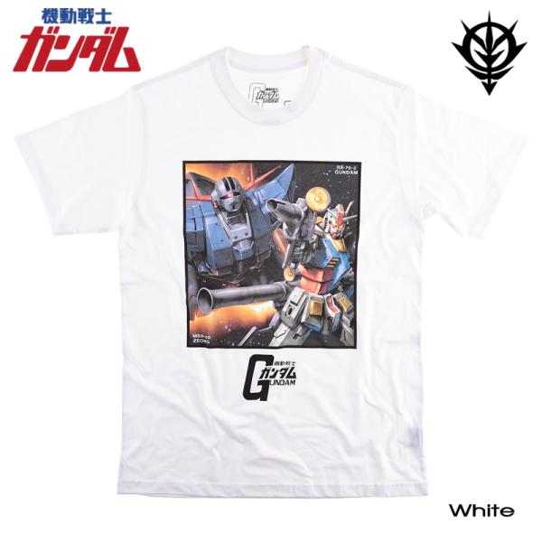 機動戦士ガンダム Tシャツ 半袖 RX-78-2 GUNDAM ジオング 地球防衛軍
