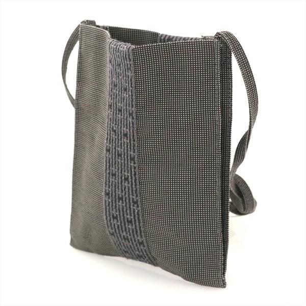 エルメス HERMES エールライン グレー キャンバス サコッシュ ポーチ