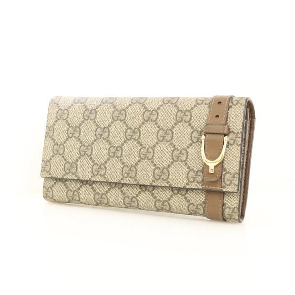グッチ GUCCI GGスプリーム PVC ベルトデザイン長財布 309760 ブランド