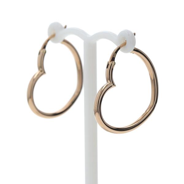 Ponte Vecchio ポンテヴェキオ K18PG ピンクゴールド ピアス フープ