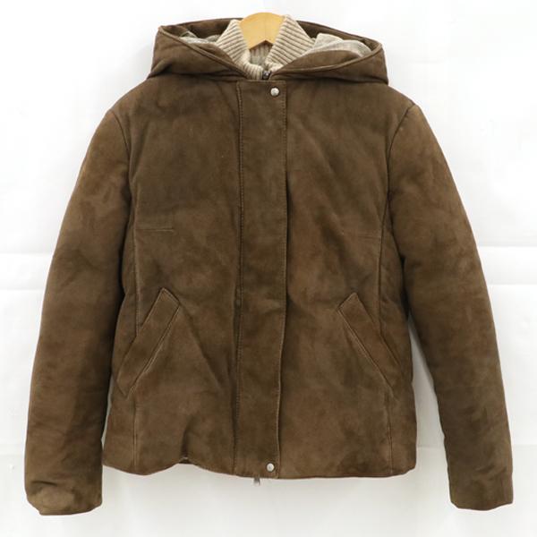 ハンティングワールド HUNTING WORLD スエード ダウンジャケット