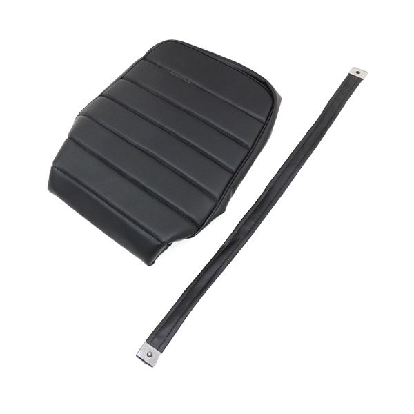 HONDA CB750 RC42 タックロール 新品 シートカバー 生地 黒色 ブラック