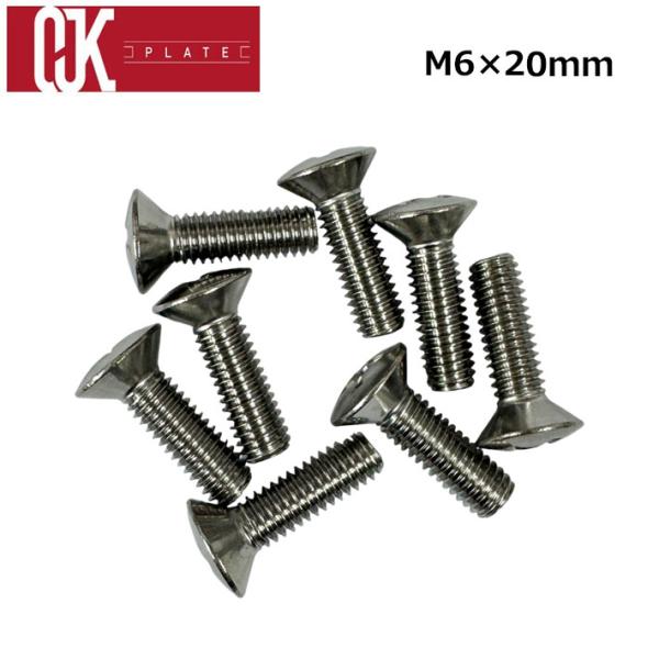 OJKプレート ビス M6 × 20mm MOTION ASSIST PLATE 01 CARVING 04 用