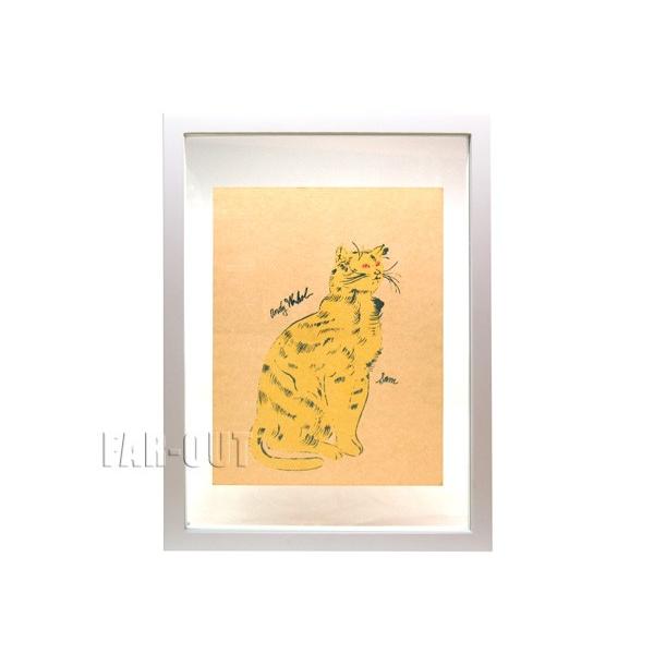 アンディ・ウォーホル プリポップ オリジナルアート サイン入り 猫