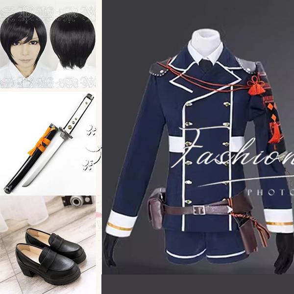 刀剣乱舞 風 薬研藤四郎 コスプレ 衣装 ウィッグ 靴 道具刀男女サイズ