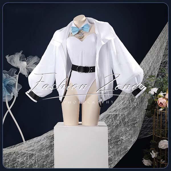 送料無料◇にじさんじ VTuber 風 緋八マナ バニーガール コスプレ衣装