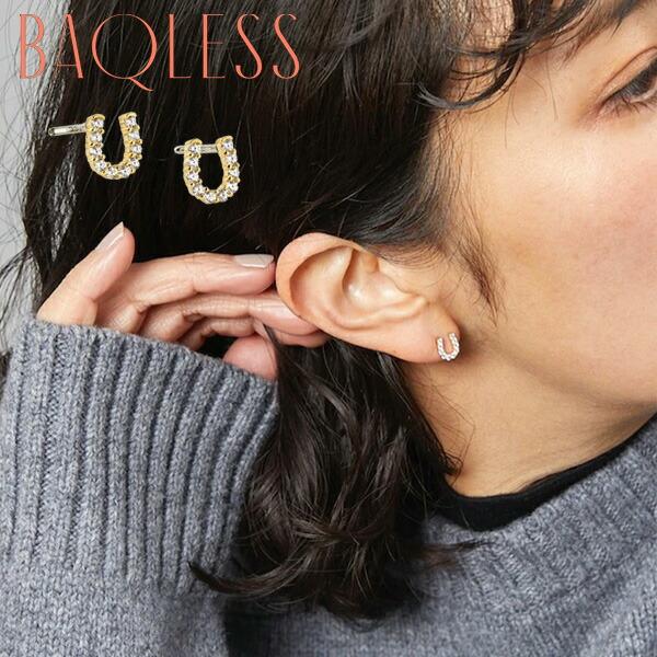 BAQLESS（バックレス） ピアス ゴールド シルバー ホース Honesty