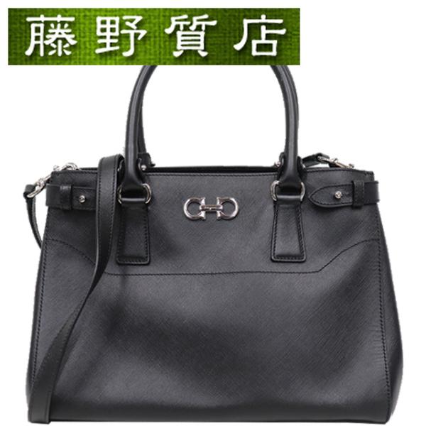 FERRAGAMO（フェラガモ） （美品）フェラガモ ダブルガンチーニトート