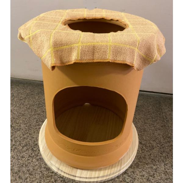 黄土よもぎ蒸し椅子タオルカバー、黄土ヨモギ蒸し椅子のタオルカバー