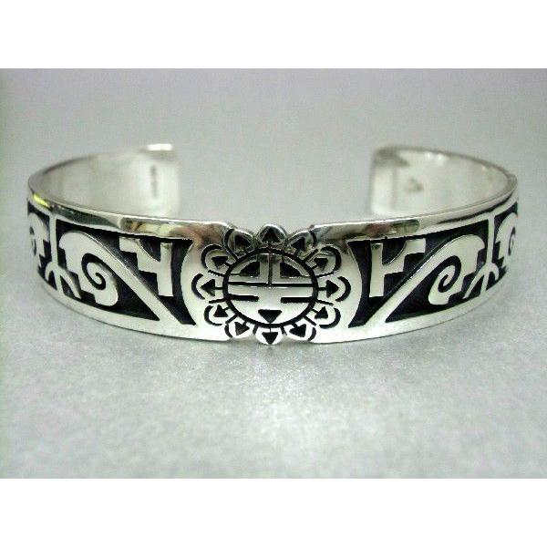 ホピ バングル Dwayne Lomayestewa サンフェイス : ホピ屋 - 通販