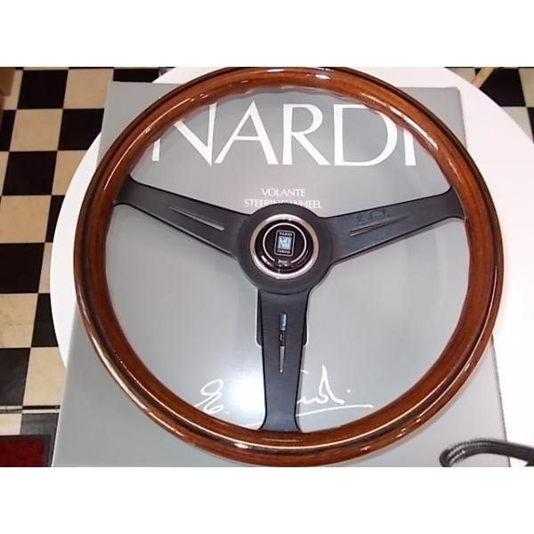 NARDI ナルディ Classic N122 ウッド＆ブラックスポーク 360mm 送料