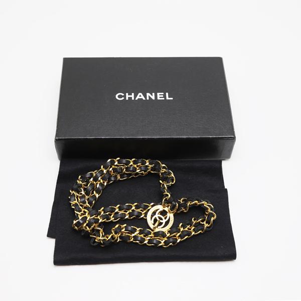 CHANEL（シャネル） 中古品 チェーンベルト ココマーク レザー