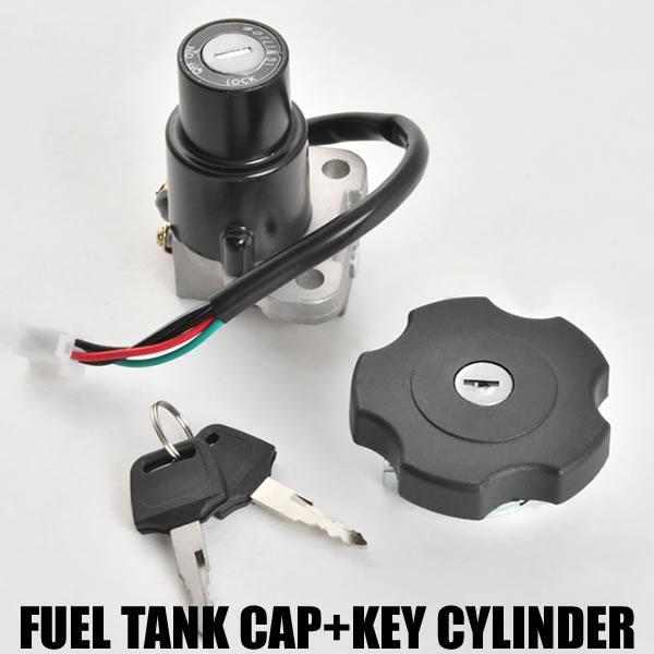 ヤマハ XT225 セロー225 1992-2007 タンクキャップ セット バイク