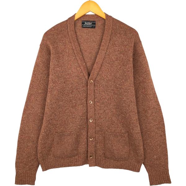 古着 80年代 ジャンセン Jantzen ウールニットカーディガン USA製