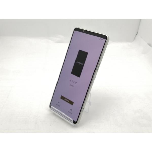 中古】SONY au 【SIMフリー】 Xperia 5 IV 8GB 128GB SOG09 エクリュ