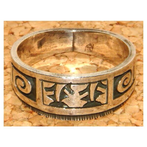 本物 HOPI族 ホピ族 インディアンジュエリー シルバー製 神事での