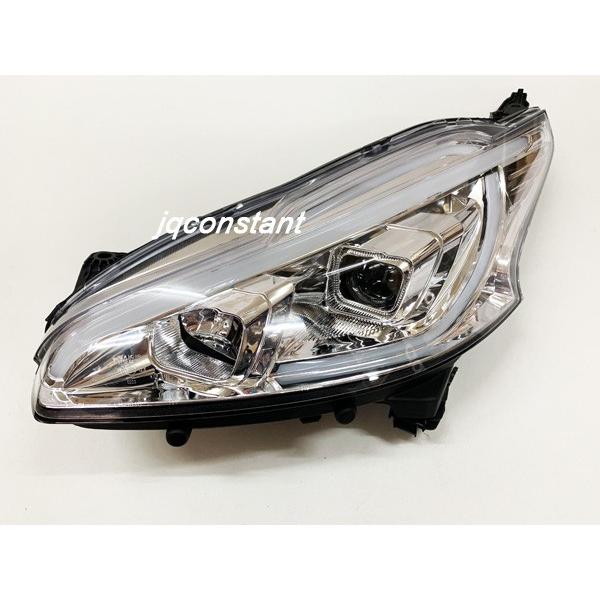 2012-2018y プジョー 208 ファイバーLED ヘッドライト クローム