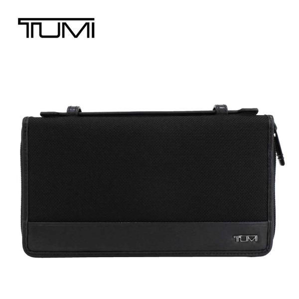 TUMI（トゥミ） 長財布 トラベルウォレット クラッチバッグ 本革 バリ