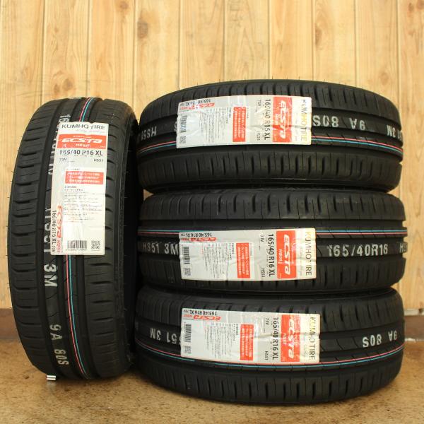 エクスタ 数量限定 2022年製 KUMHO ECSTA HS51 クムホ 165/40R16 73V 4