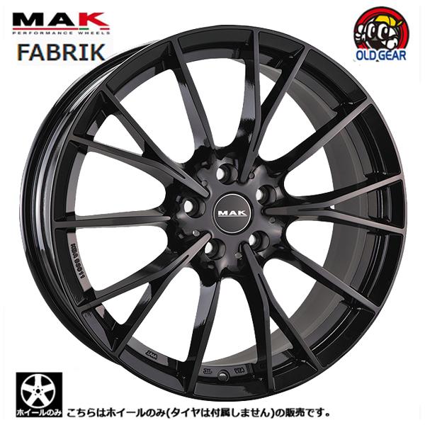 ホイールのみ1本出品 阿部商会 MAK ファブリック 18インチ 7.5J +28