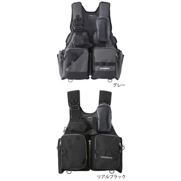 シマノ（SHIMANO） ゲームベスト VF-024U フローティングベスト グレー