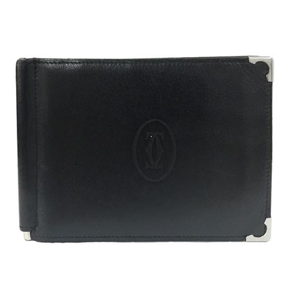 Cartier（カルティエ） マネークリップ 二つ折り財布 カボション