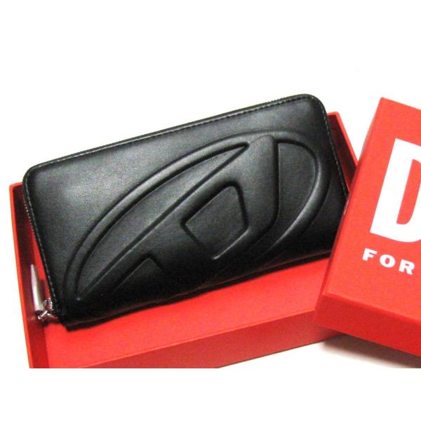 DIESEL（ディーゼル） ラウンドファスナー ソフトレザー 長財布 D-VINA