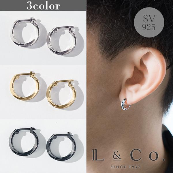 Jewel closet by L&Co. ピアス メンズ レディース フープ ひねり