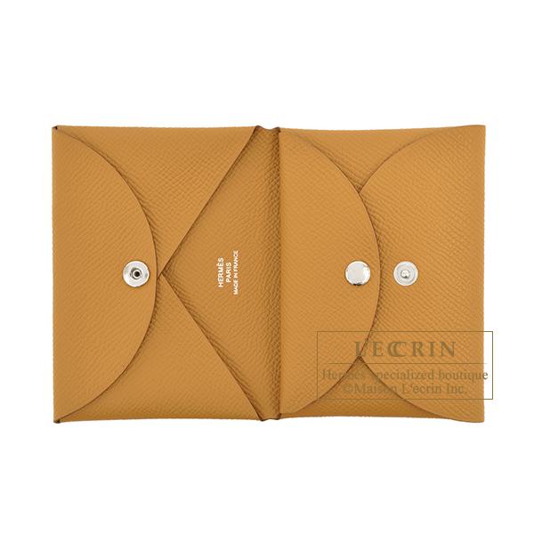 HERMES（エルメス） カルヴィ デュオ セサミ ヴォーエプソン シルバー