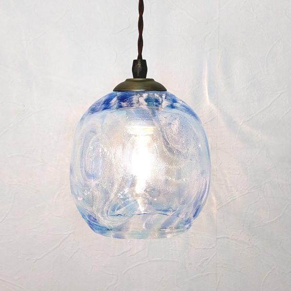 琉球ガラスシーリングランプ ペンダントランプ takumi8 : ランパデール