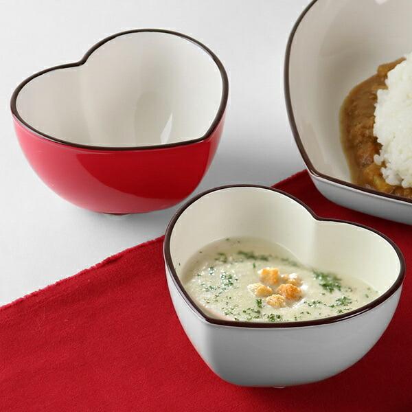 スープボウル 360ml felice ハート プラスチック 食器 日本製 （ 食洗