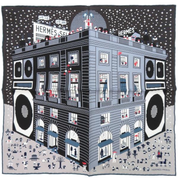 HERMES（エルメス） 未使用品 カレ45 Faubourg Party フォーブル