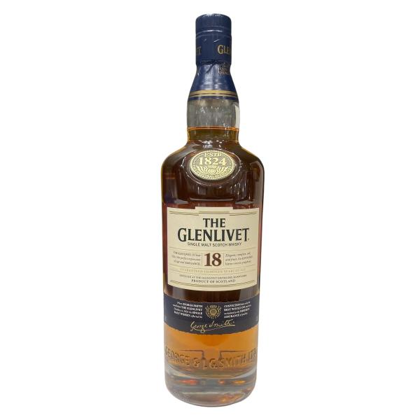 ザ・グレンリベット（THE GLENLIVET） 18年 700ml 43％ 旧ラベル